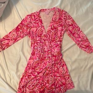 Lilly Pulitzer Karlie Wrap Romper Sz XS